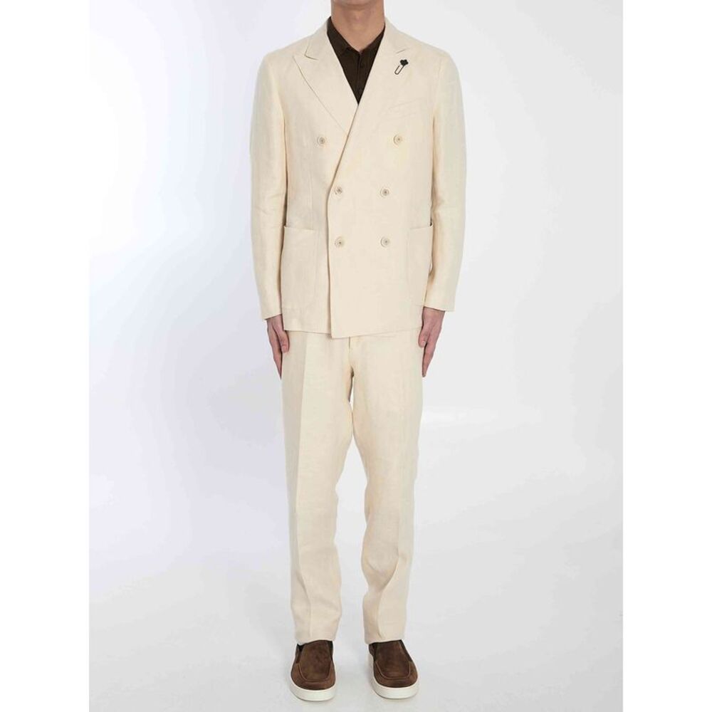 Lardini Men Two-Piece Linen Suit